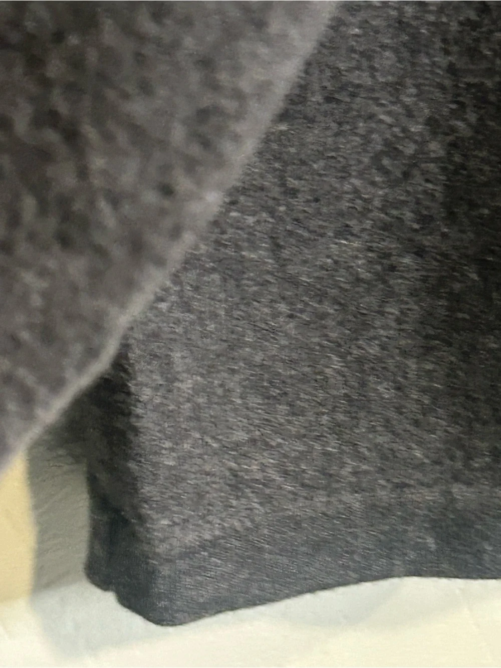 Banana Republic Men's Long-Sleeve Polo in Charcoal Blue Extra Fine Wool Merino
